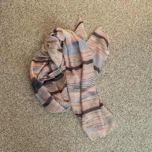 Women’s spring striped scarf